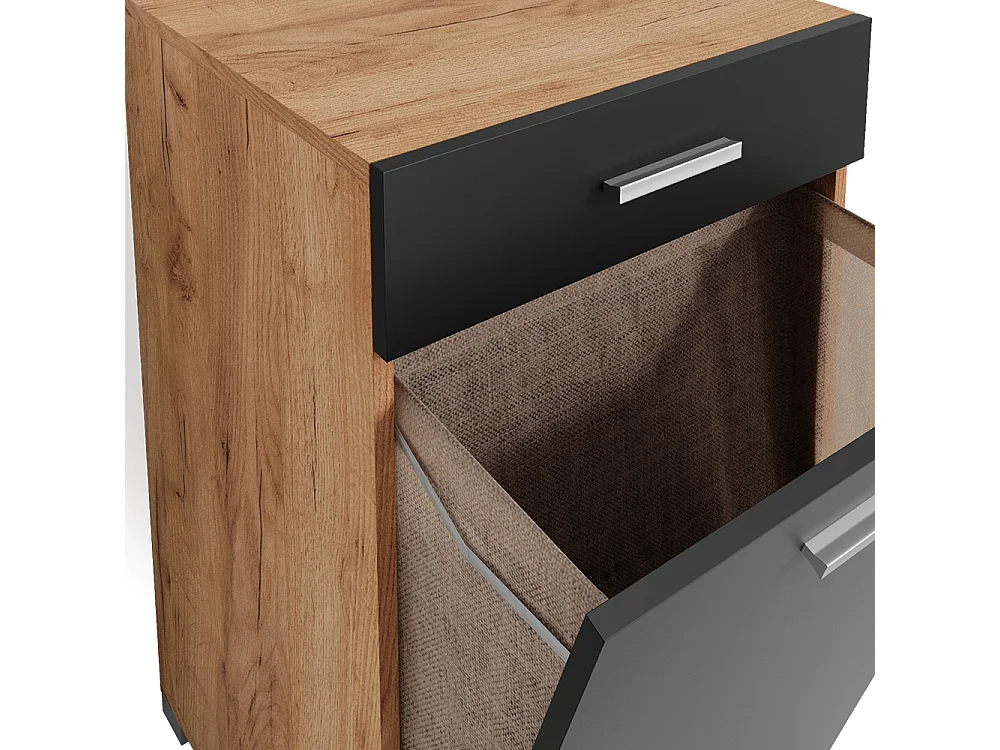 Badschrank anthrazit 50x45x78.5 matteo