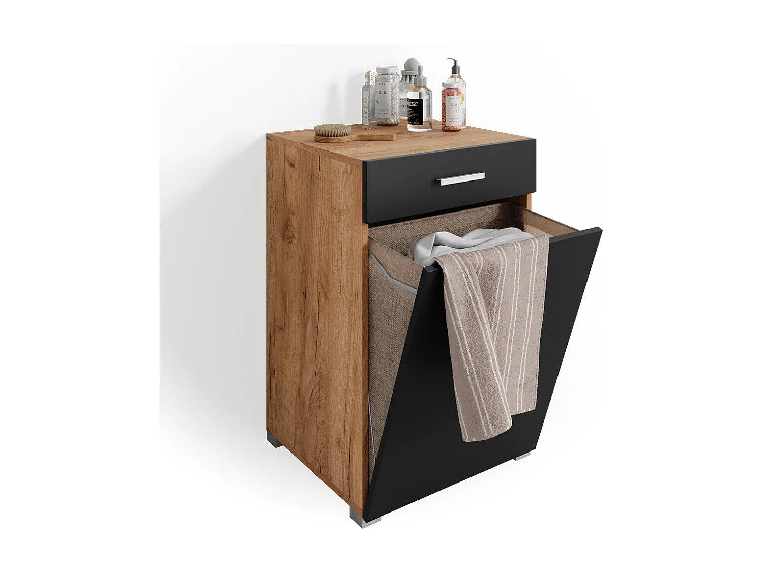 Badschrank anthrazit 50x45x78.5 matteo