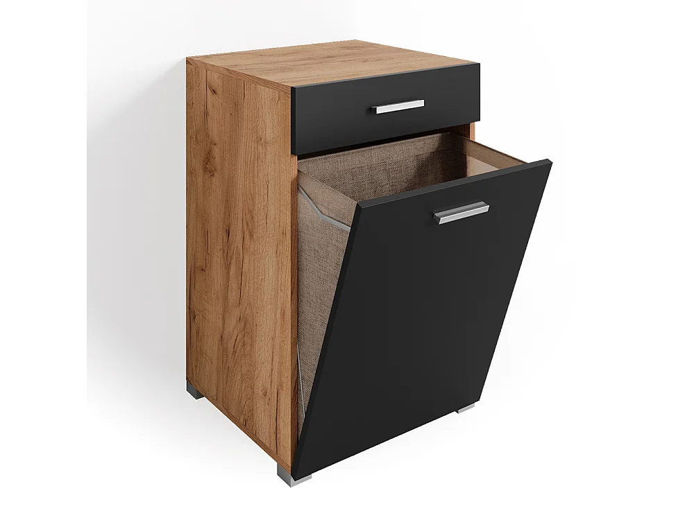 Armoire de salle de bain anthracite 50x45x78.5 matteo