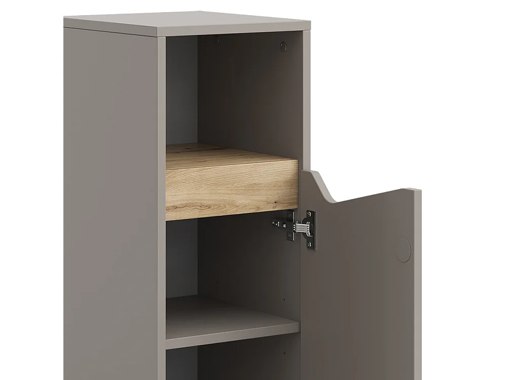 Armoire moyenne grège 30x35x74.5 marelle