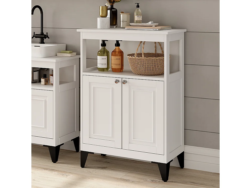 mobiletto bagno bianco 60x30x85 vanity