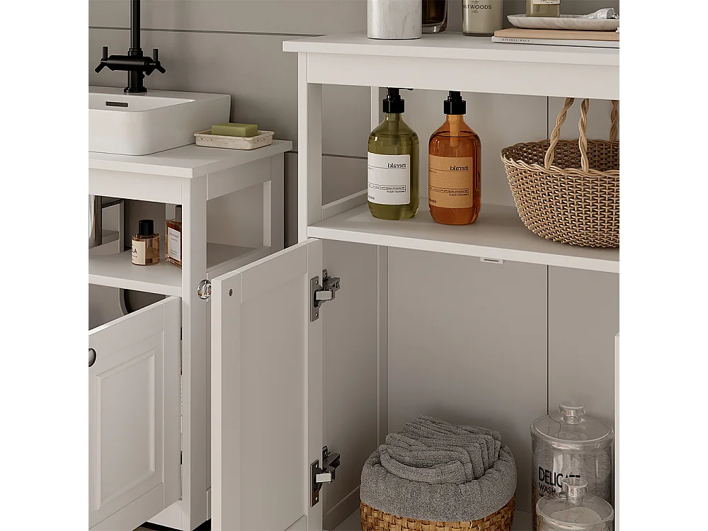 mobiletto bagno bianco 60x30x85 vanity