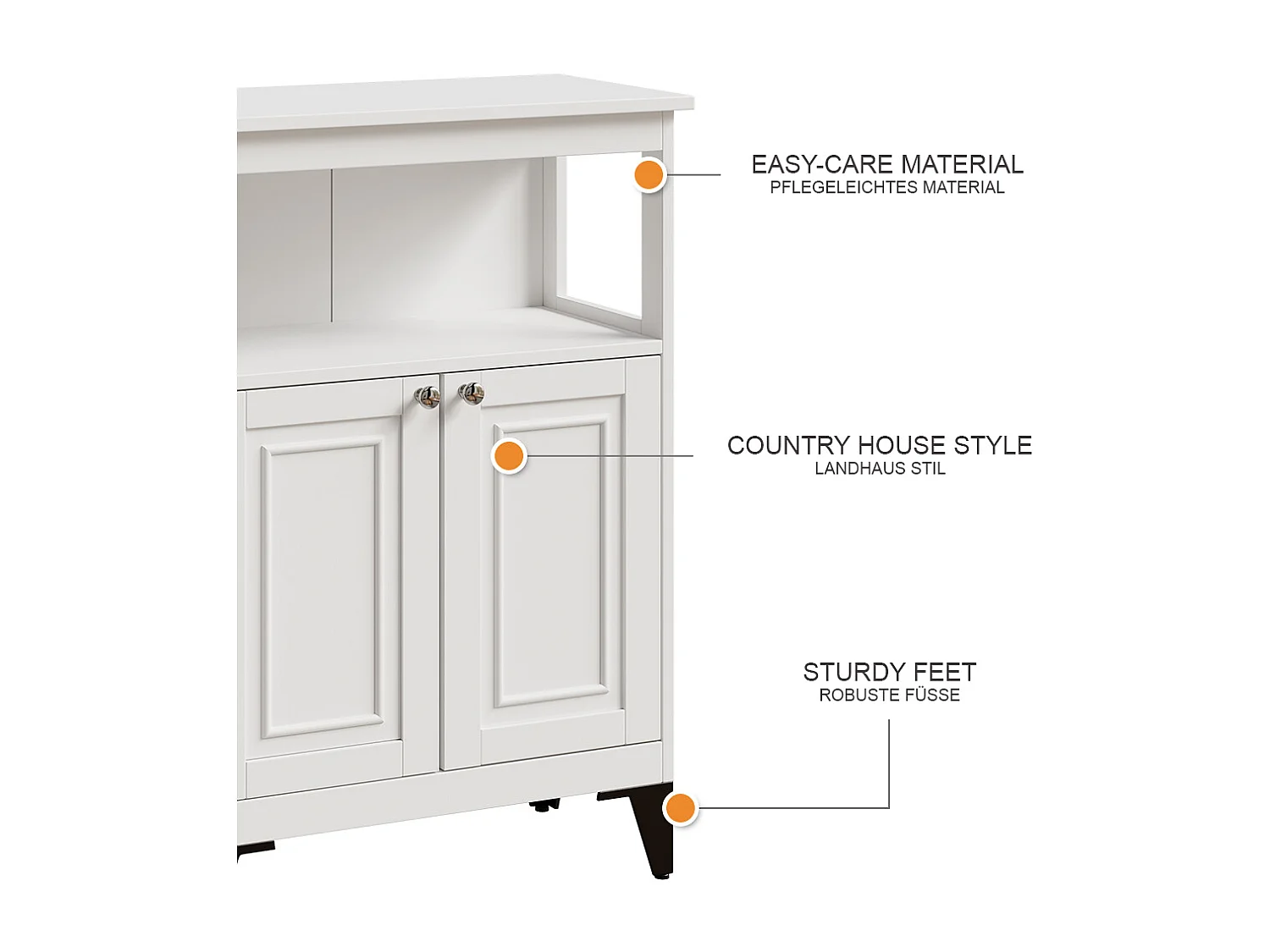 mobiletto bagno bianco 60x30x85 vanity