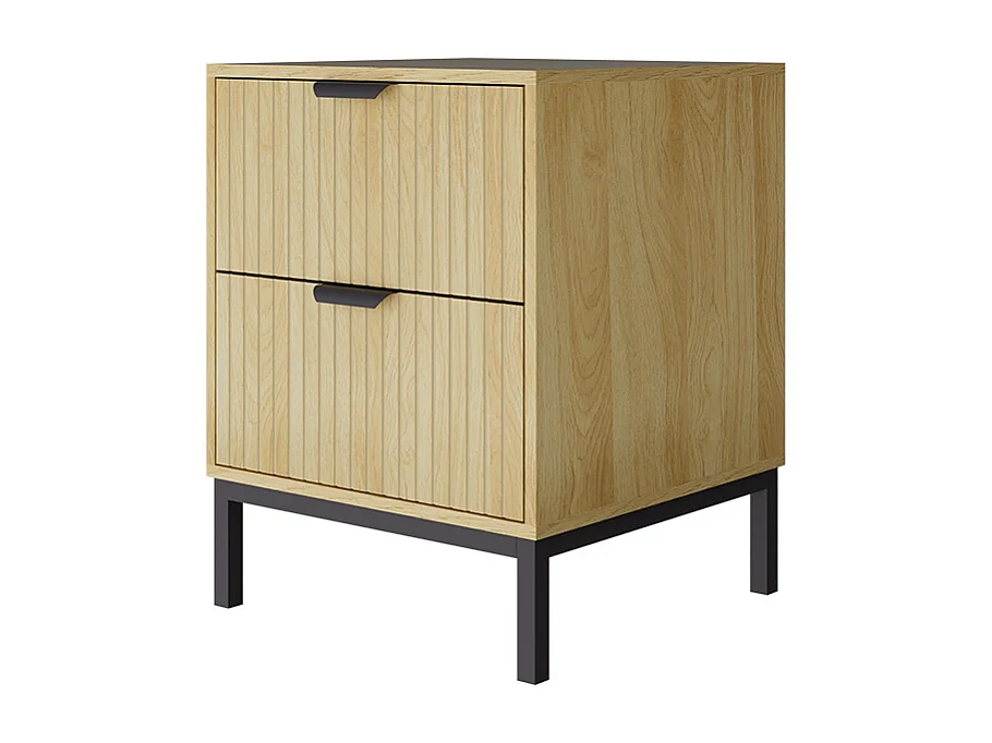 Mesilla de noche roble 40x40x52 lennox