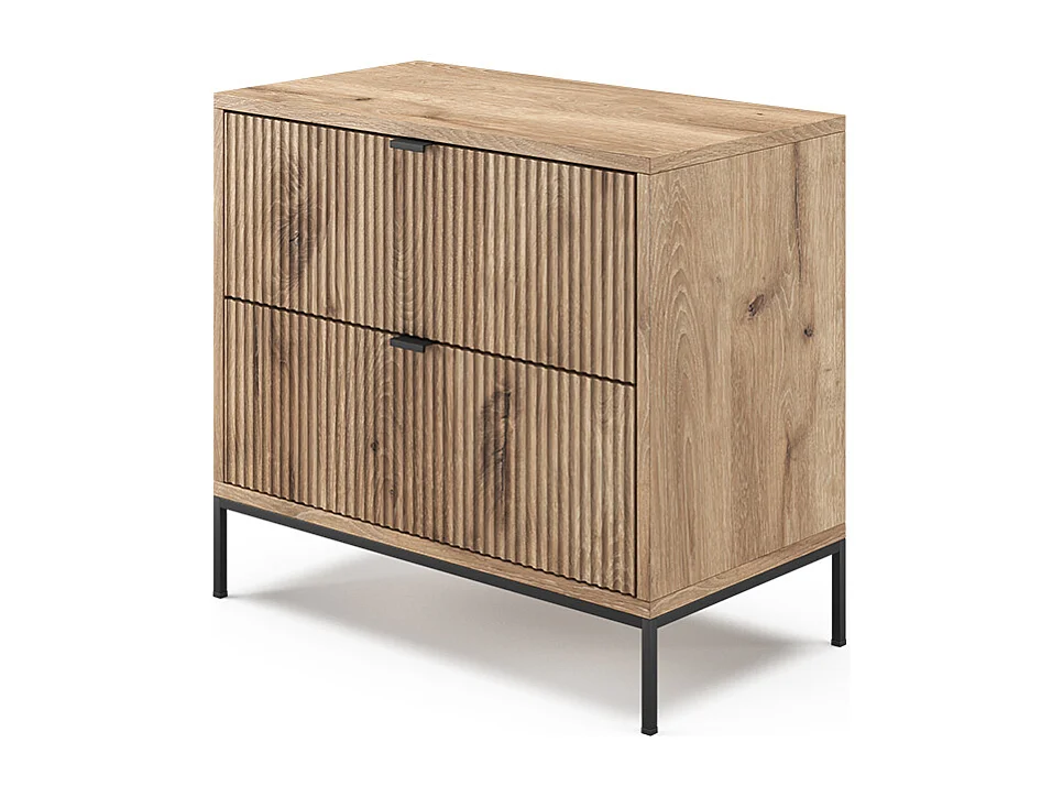 Table de chevet chêne viking 66x36x60 eliza