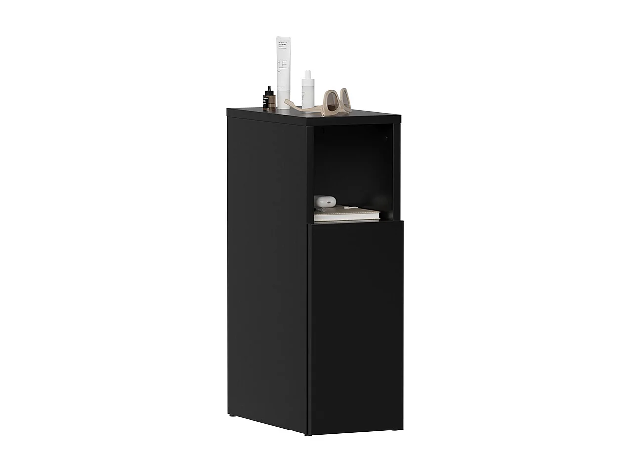 Nachttisch schwarz 20x35x59.5 enton