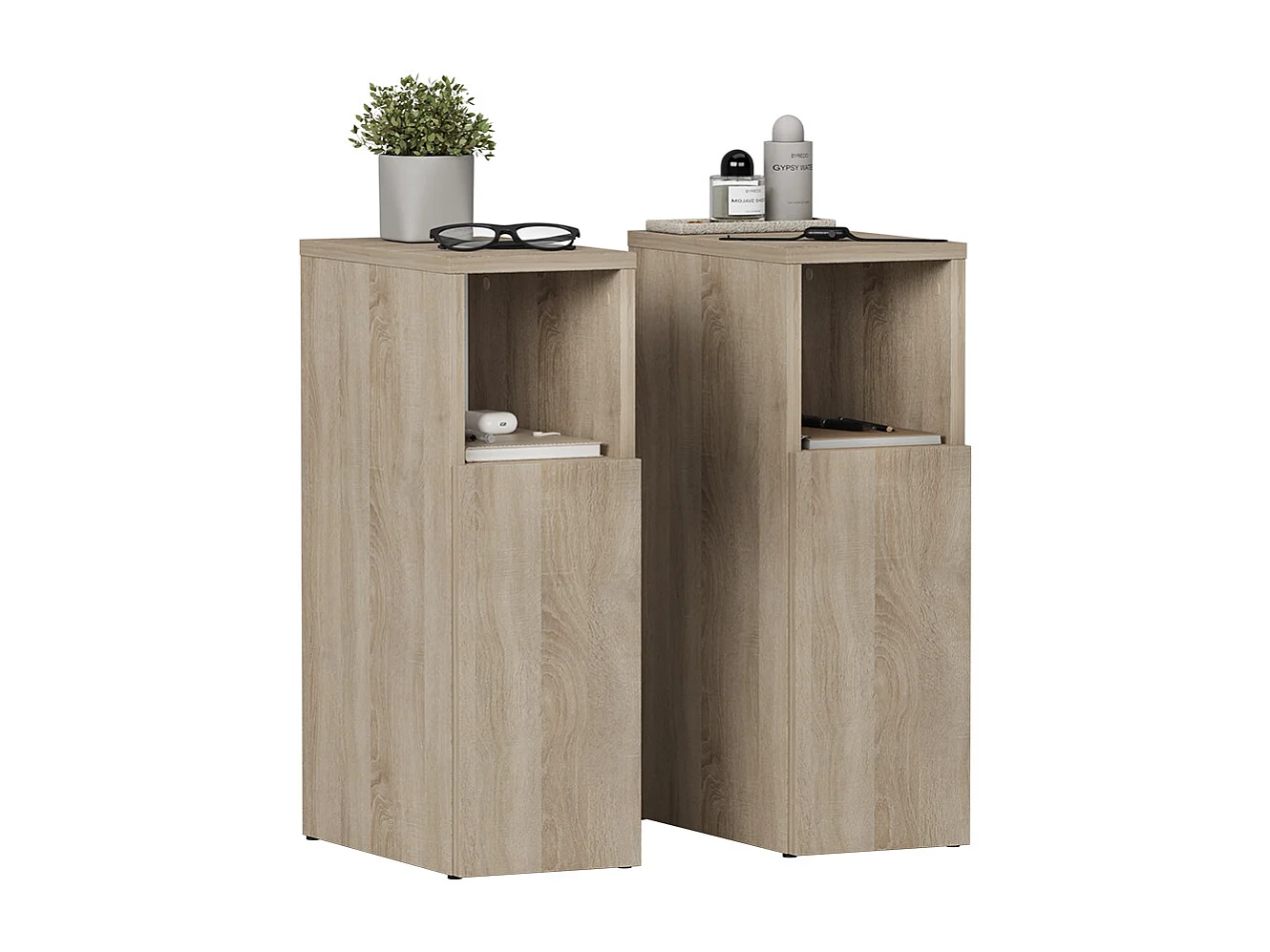 Table de nuit sonoma 20x35x59.5 enton