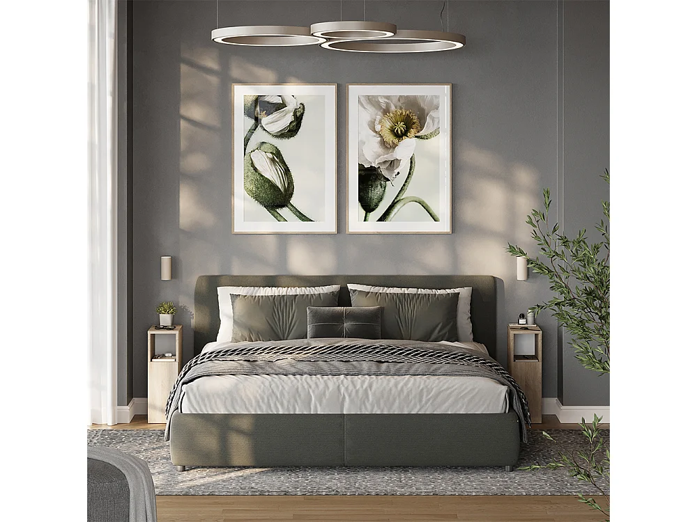 Table de nuit sonoma 20x35x59.5 enton