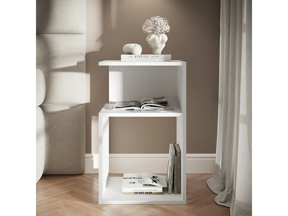 Stolik nocny biały 40x35x65.3 elios