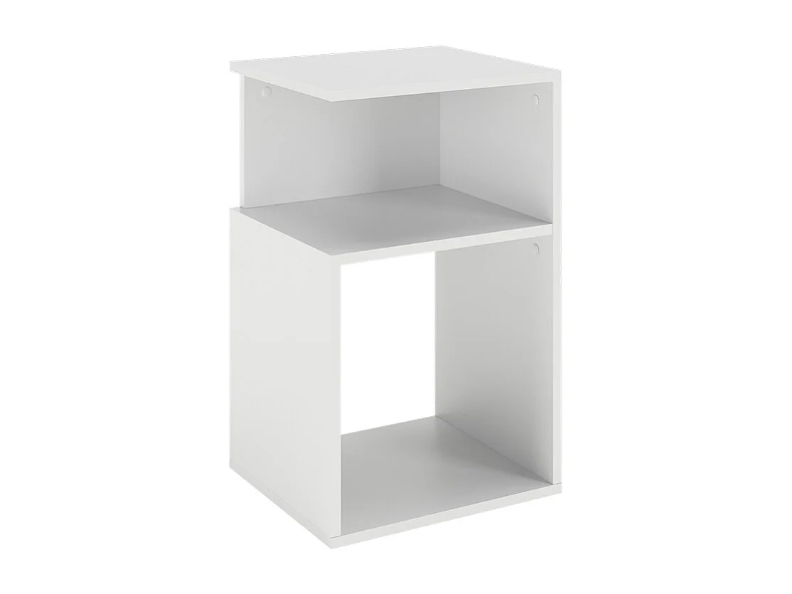 Table de nuit blanc 40x35x65.3 elios