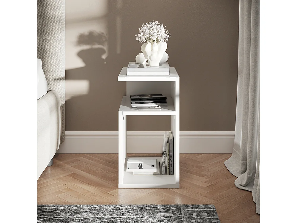 Stolik nocny biały 25x35x45.3 elios