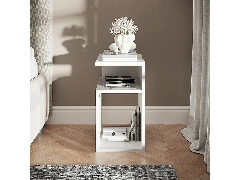 Nachttisch weiß 25x35x45.3 elios