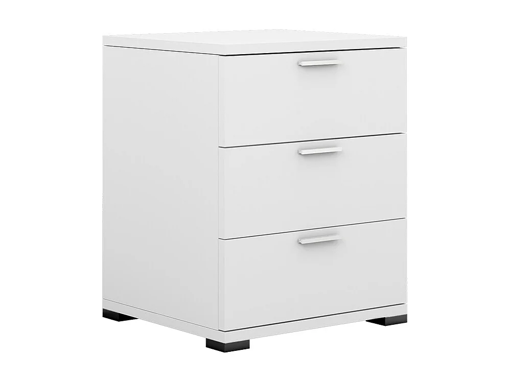 Table de chevet blanc 46.2x42x60 marseille