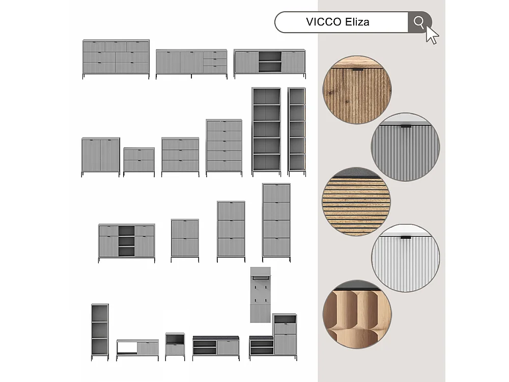 Stolik nocny biały 40x38.1x55 eliza