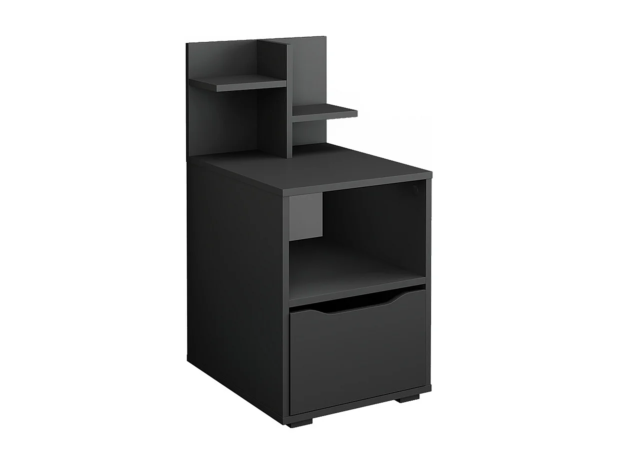 Table de nuit anthracite 40x48x82.2 ruben