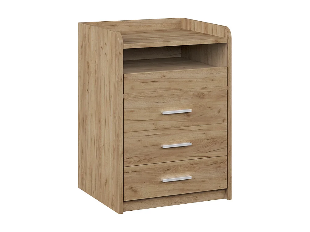 Mesilla de noche roble dorado 45x40x64 edis