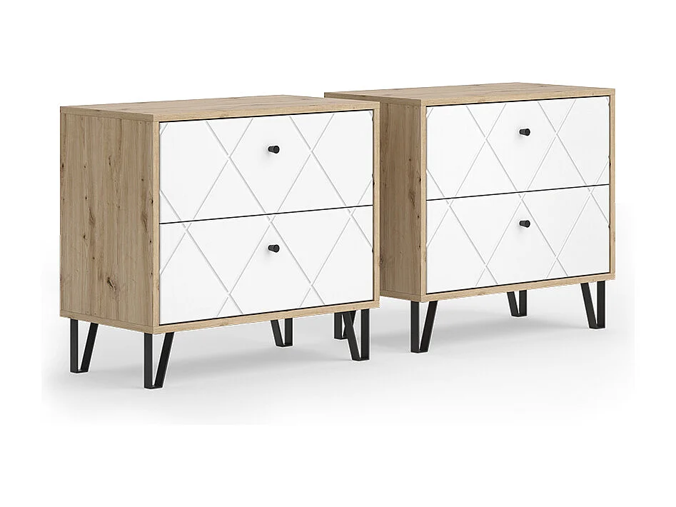 Nachttisch artisan-eiche 66x36x60.2 nizza