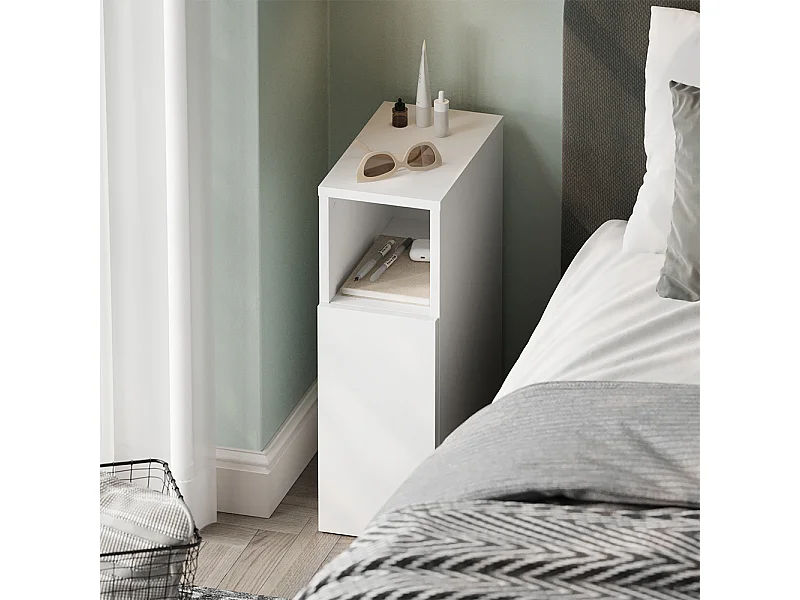 Mesilla de noche blanco 20x35x59.5 enton