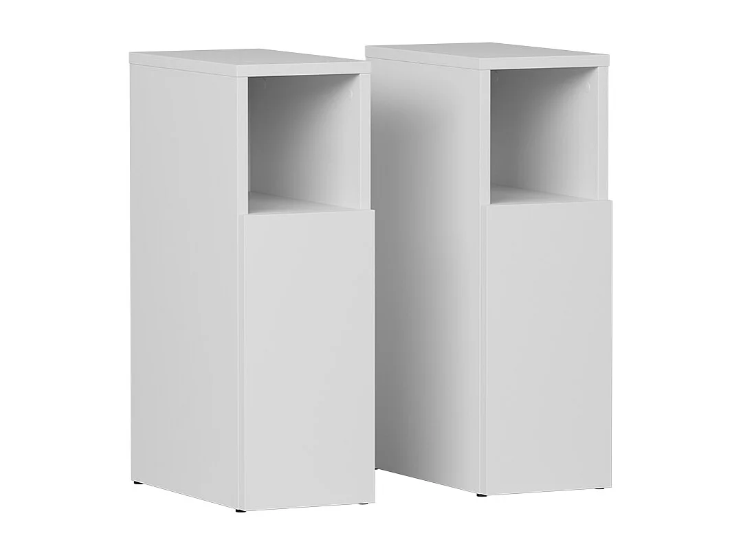 Nachttisch weiß 20x35x59.5 enton