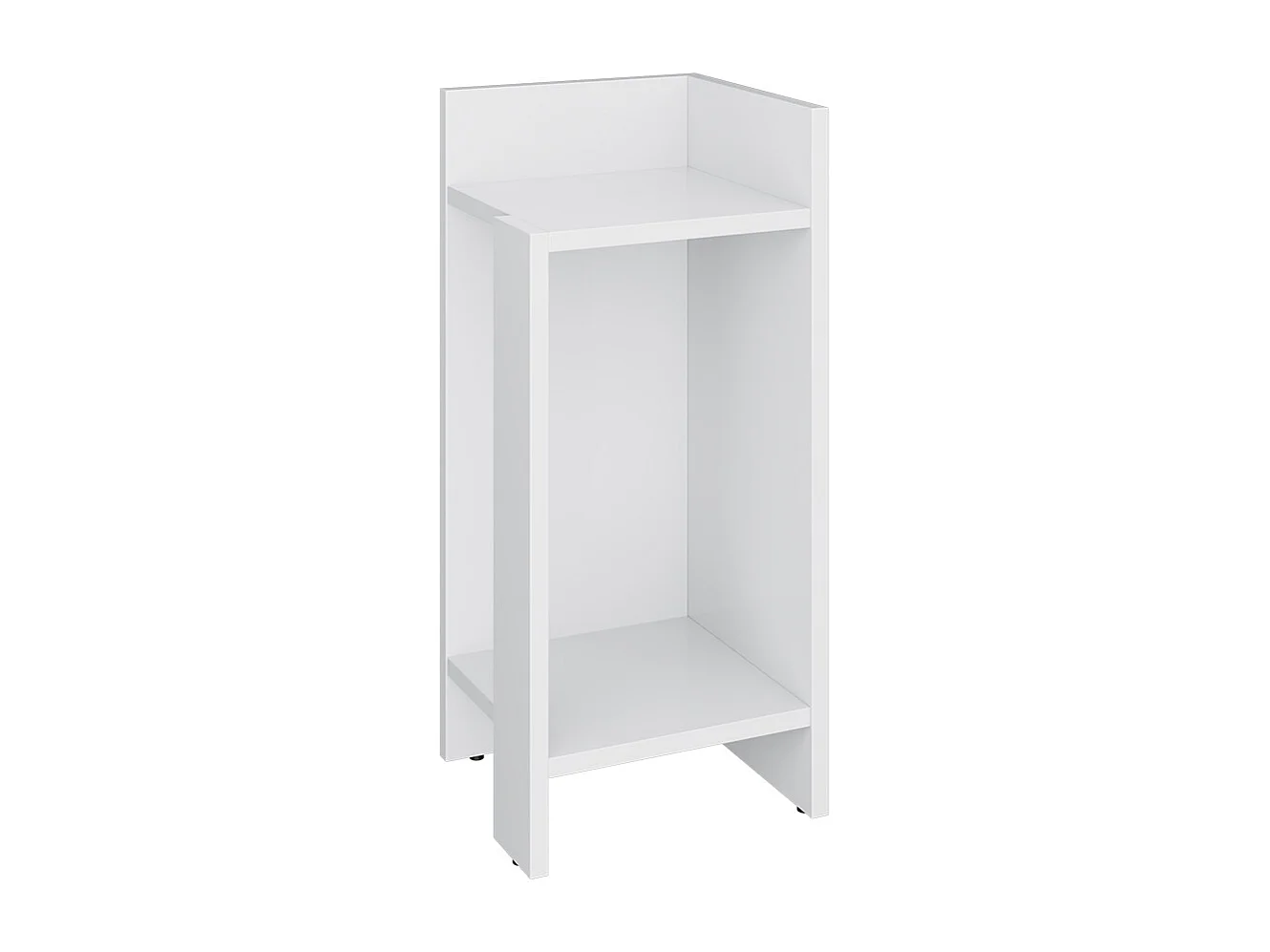 Bedside table white 27x25x60 lenar