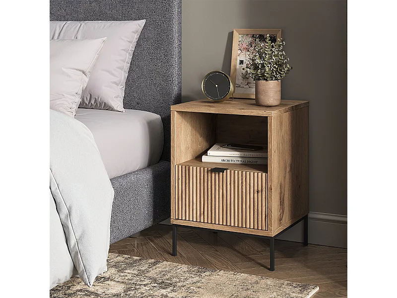 Nachttisch viking oak 40x38.1x55 eliza