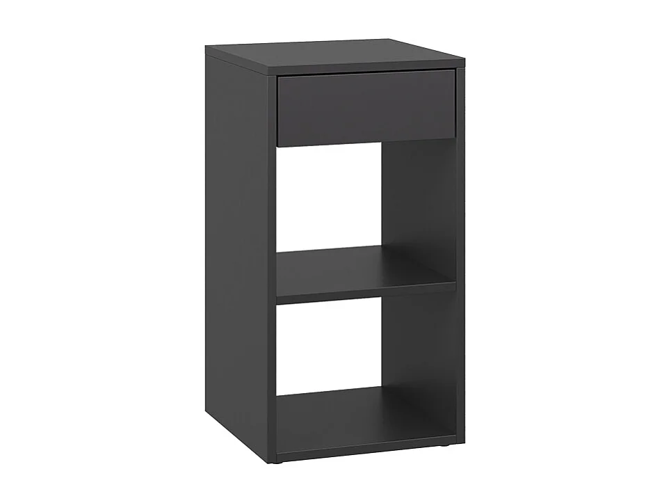 Table de chevet anthracite 35x35x65 dany