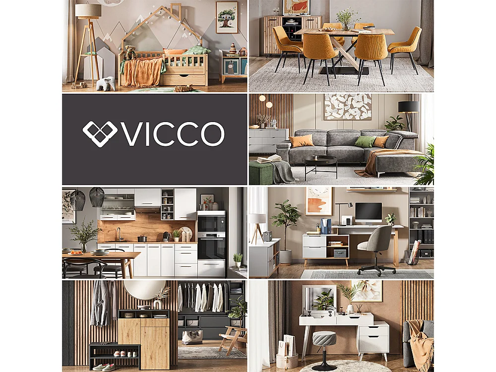 Mesilla de noche blanco 50x34x34 vimogo