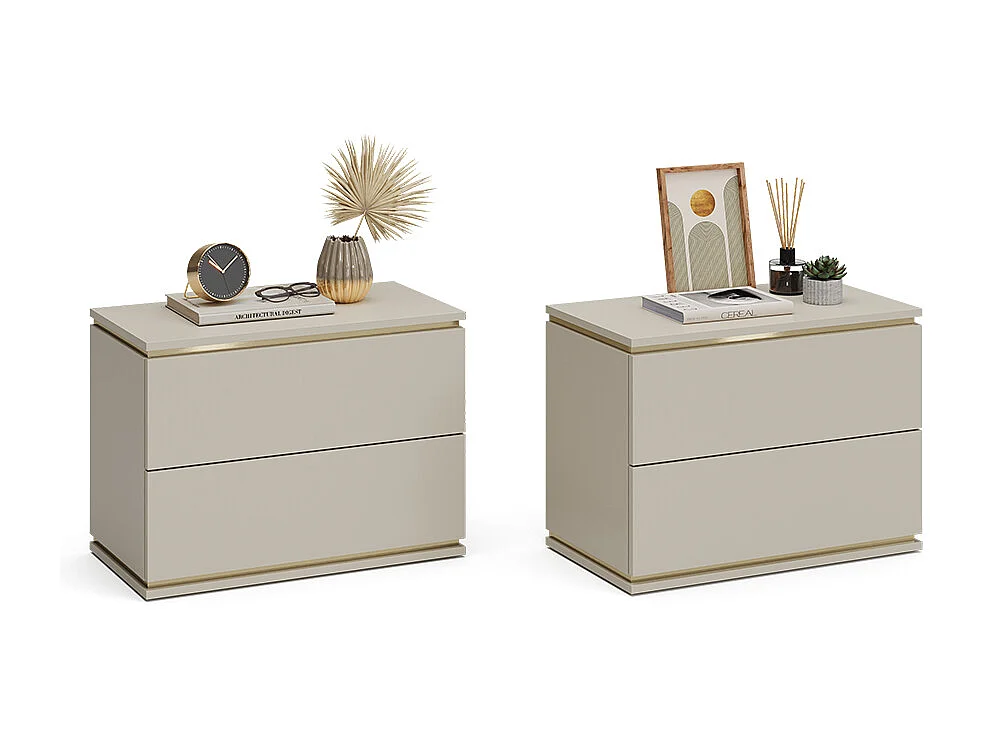 Mesilla de noche cachemira 66x36x48.6 linette