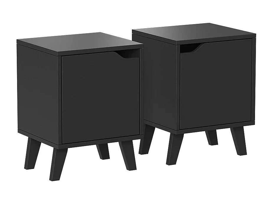 Sengebord sort 34.5x32x47 malu