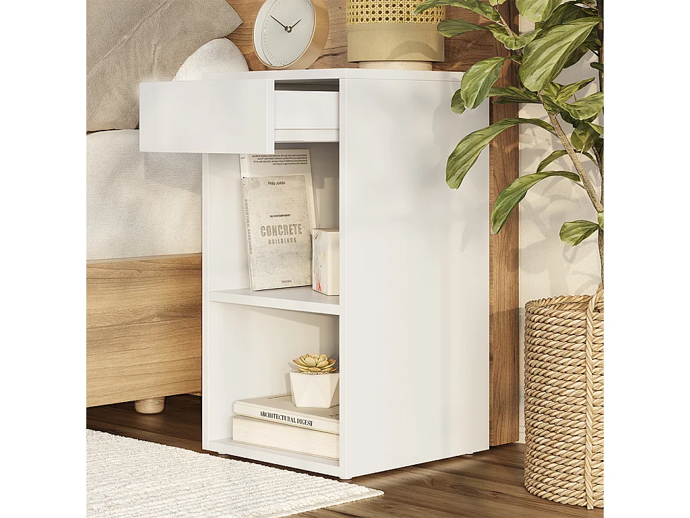 Mesilla de noche blanco 35x35x65 dany