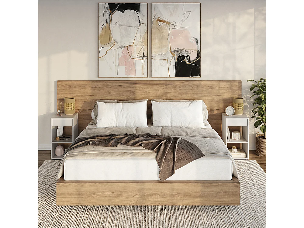 Mesilla de noche blanco 35x35x65 dany