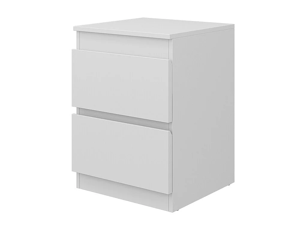 table de nuit blanc 40x39x55 calisto