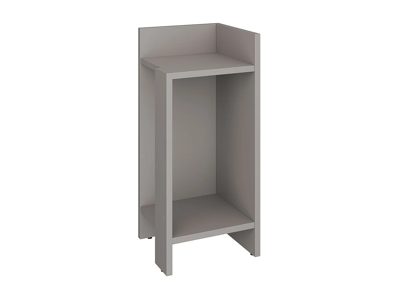 Bedside table greige 27x25x60 lenar