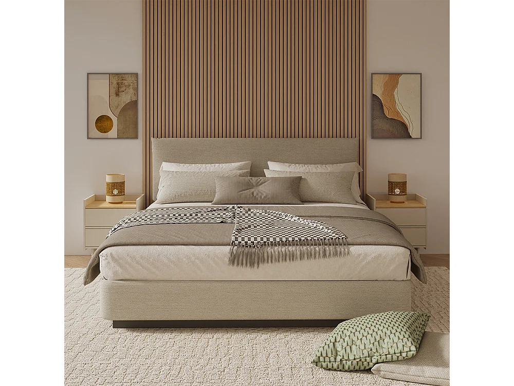 Mesilla de noche crema 48x40x50 velina