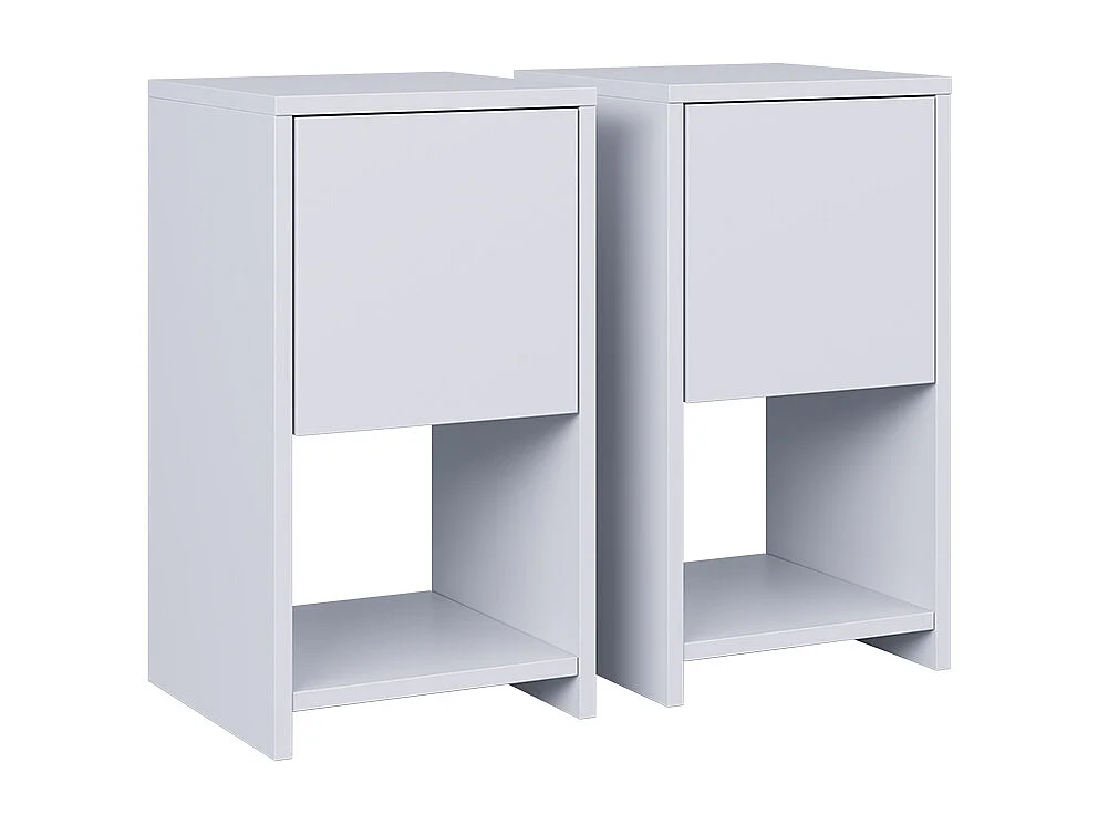 Mesilla de noche blanco 30x30x55 evo