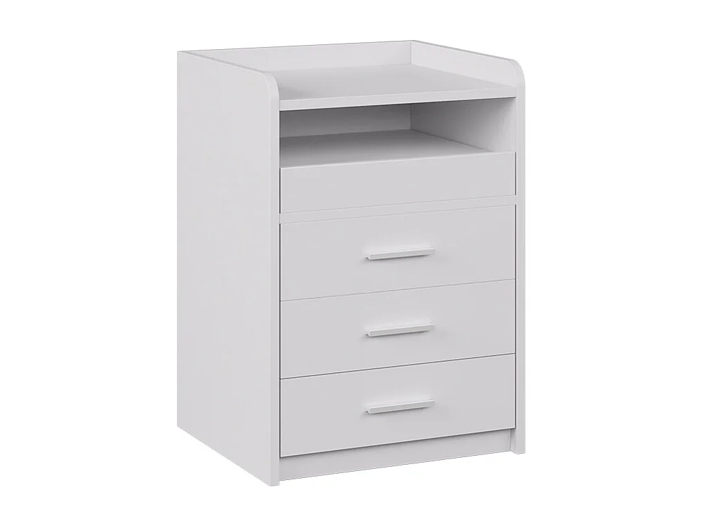 Sengebord hvid 45x40x64 edis