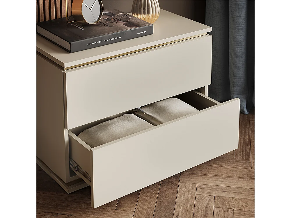 Table de chevet cachemire 66x36x48.6 linette