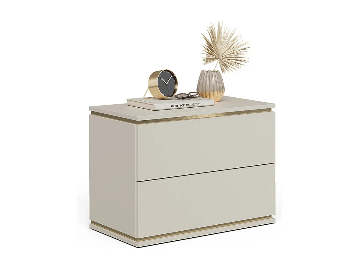 Table de chevet cachemire 66x36x48.6 linette