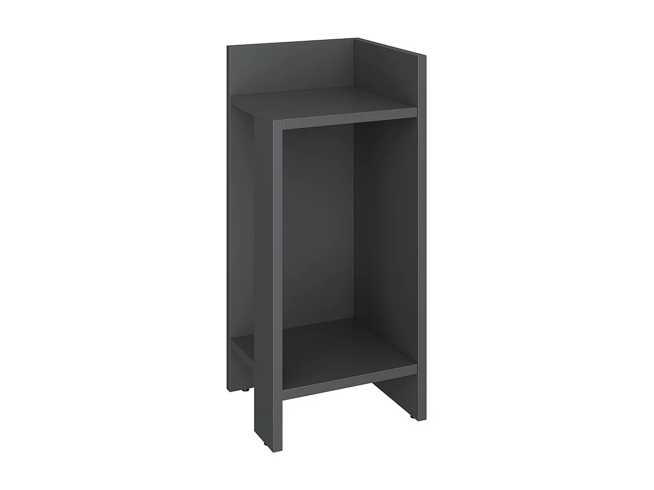 Table de nuit anthracite 27x25x60 lenar