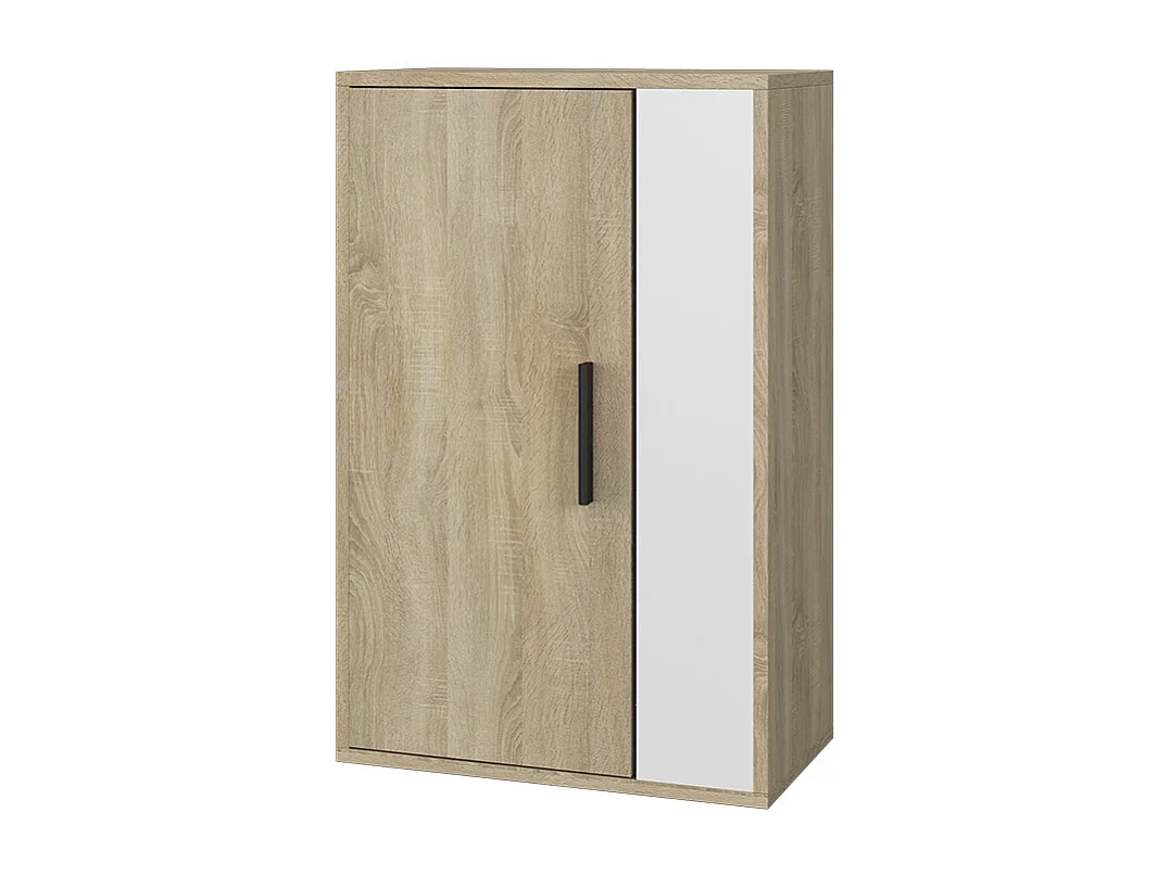 Armoire suspendue sonoma/blanc 50.1x28.3x78.4 berno