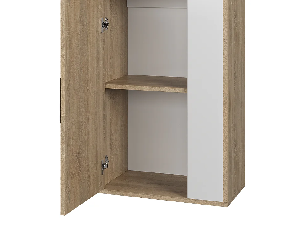 Hängeschrank sonoma/weiß 50.1x28.3x78.4 berno