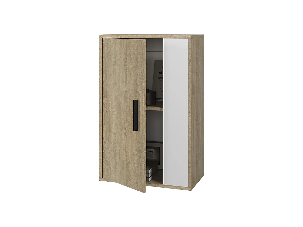 Hängeschrank sonoma/weiß 50.1x28.3x78.4 berno