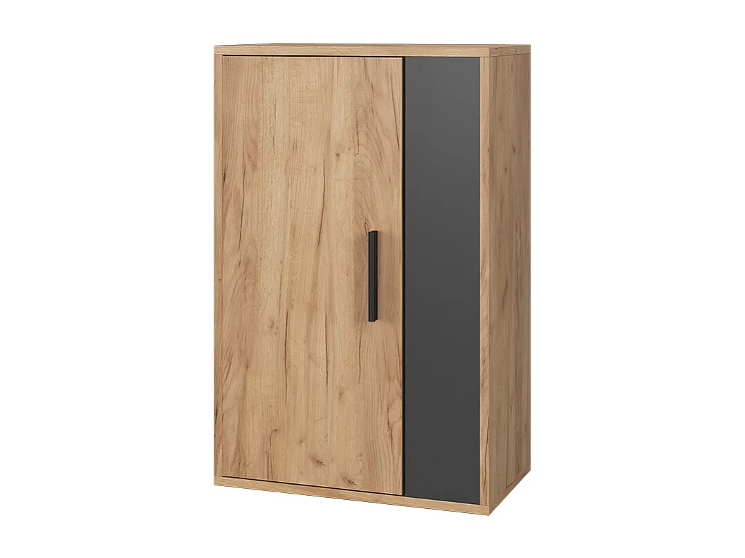 Armoire suspendue chêne doré/anthracite 50.1x28.3x78.4 berno