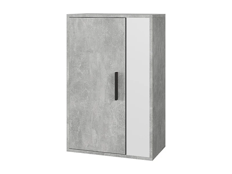 Armoire suspendue béton/blanc 50.1x28.3x78.4 berno