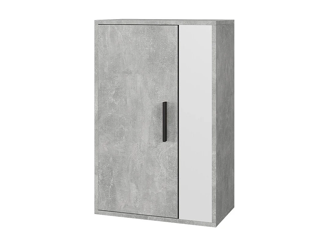 Armoire suspendue béton/blanc 50.1x28.3x78.4 berno