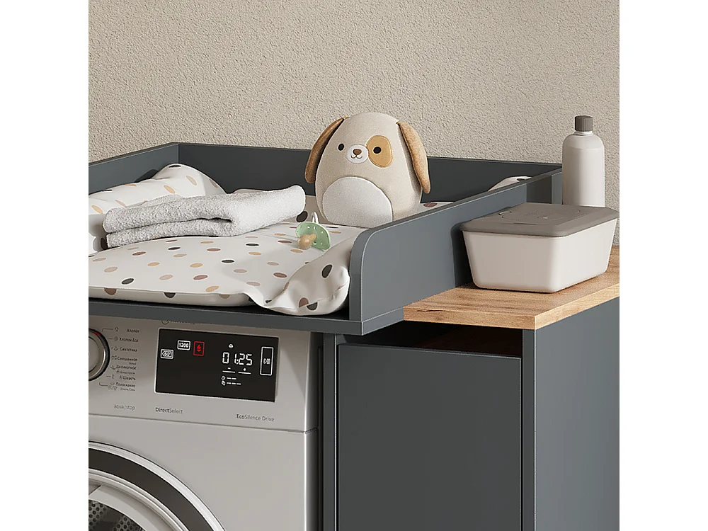 Plan à langer anthracite 60x74.5x12.6 viktor