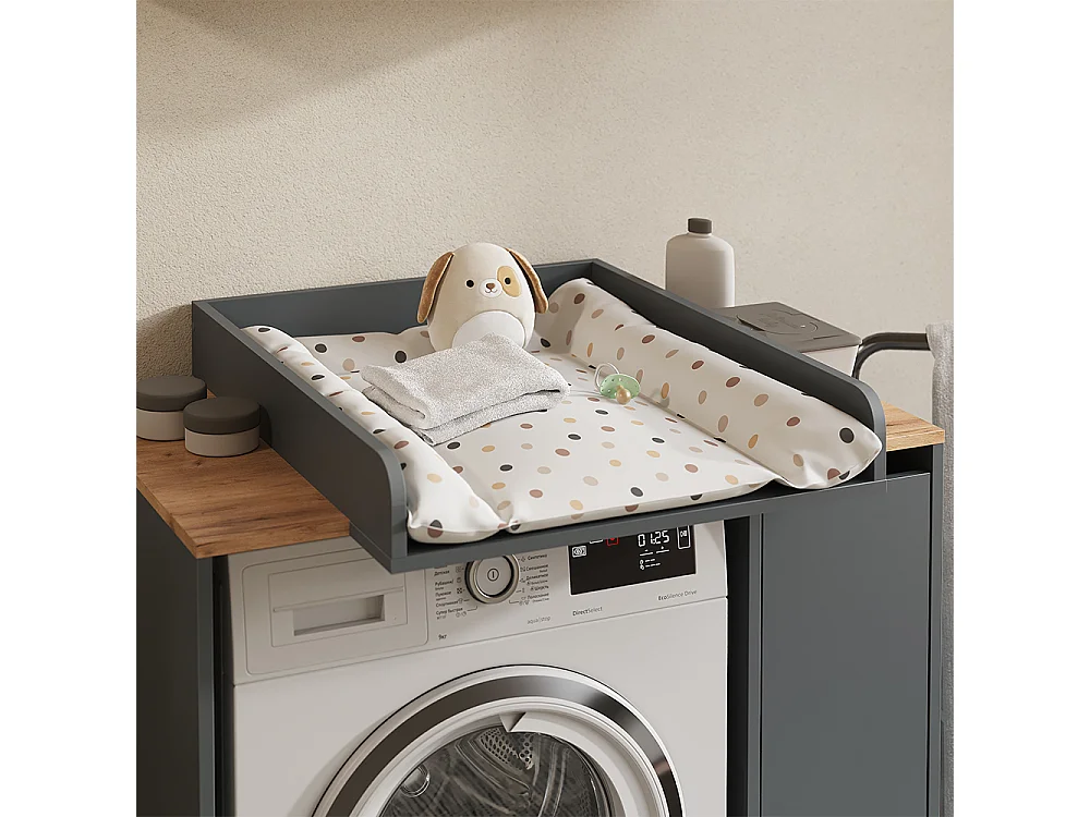 Plan à langer anthracite 60x74.5x12.6 viktor