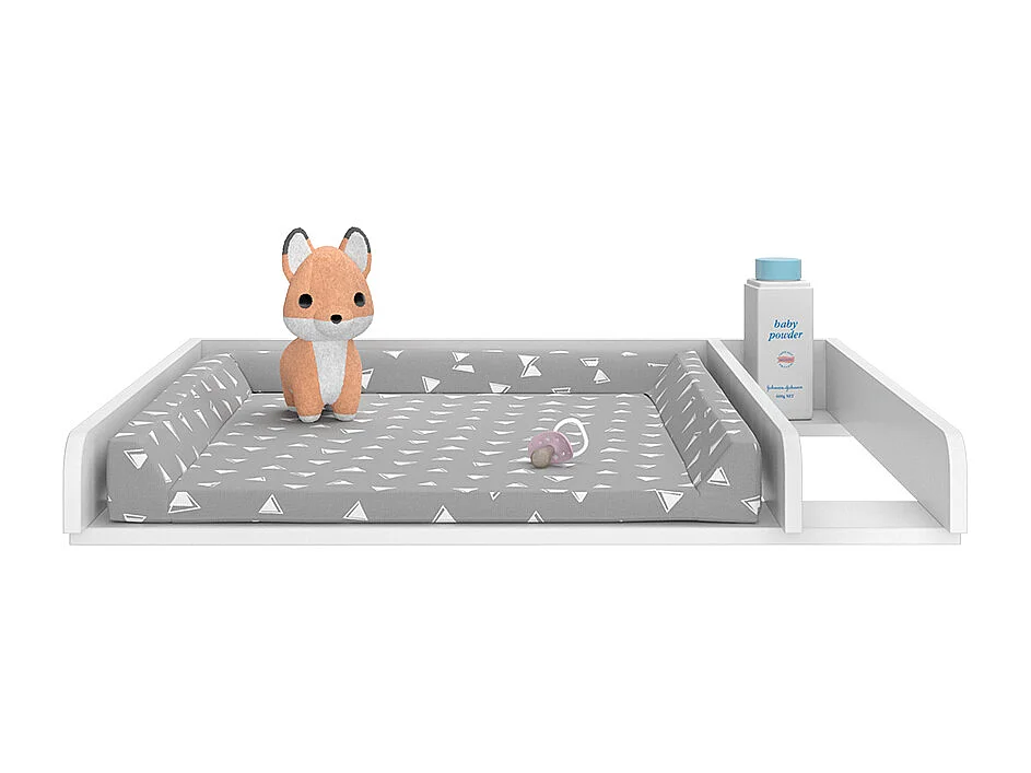 plan à langer blanc 80x76x10 wicko