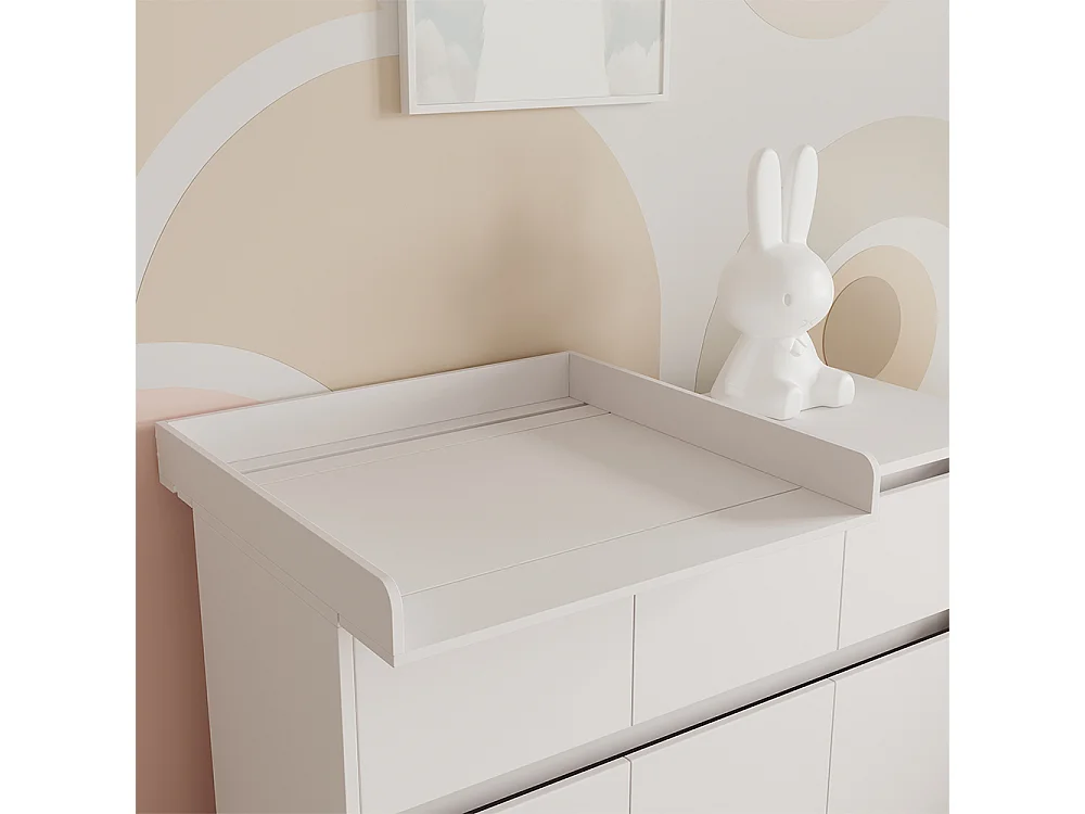 Mueble cambiador blanco 80x76x10