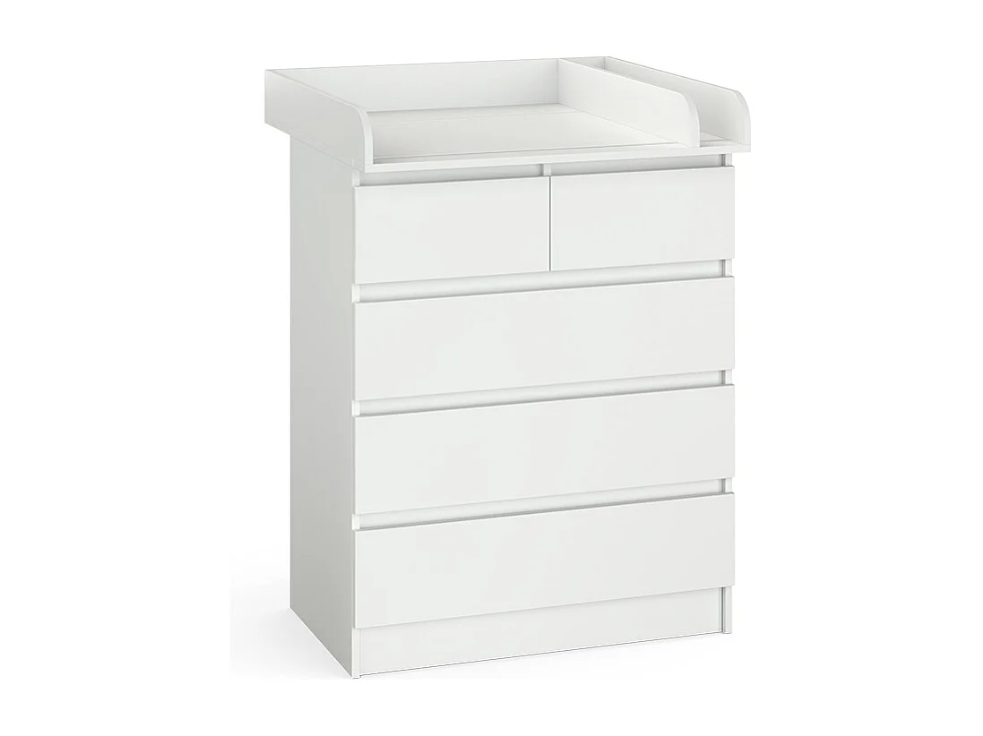 Commode à langer blanc 80x76x110.2 emma